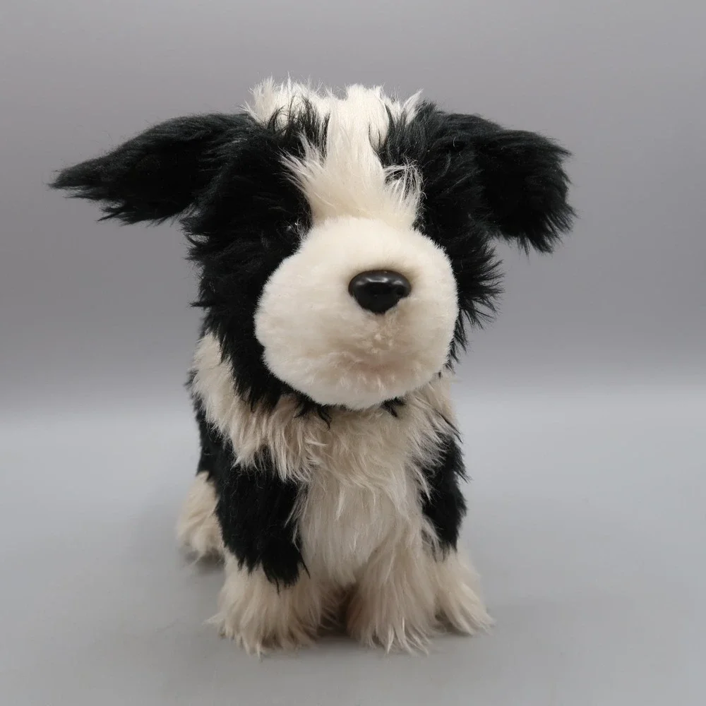 American Girl Saige Rembrandt Black White‎ Border Collie Plush Dog for 18'' doll